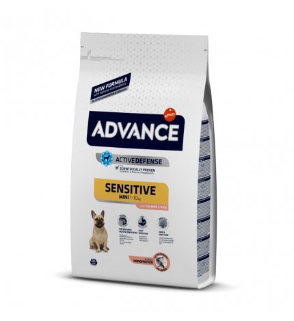 AFFINITY ADVANCE CANE MINI ADULT SENSITIVE SALMONE E RISO DA 1,5 KG