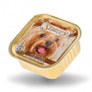AGRAS MISTER STUZZY CANE CON ANATRA DA 150 GR IN VASCHETTA