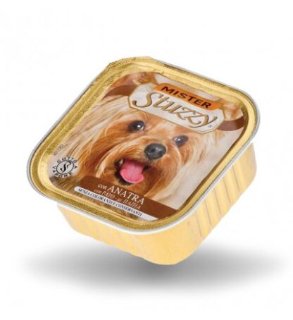 AGRAS MISTER STUZZY CANE CON ANATRA DA 150 GR IN VASCHETTA