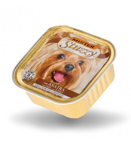 AGRAS MISTER STUZZY CANE CON ANATRA DA 150 GR IN VASCHETTA