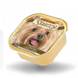 AGRAS MISTER STUZZY CANE CON ANATRA DA 300 GR IN VASCHETTA