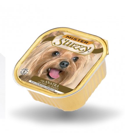 AGRAS MISTER STUZZY CANE CON ANATRA DA 300 GR IN VASCHETTA