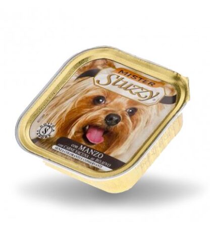 AGRAS MISTER STUZZY CANE CON MANZO DA 150 GR IN VASCHETTA