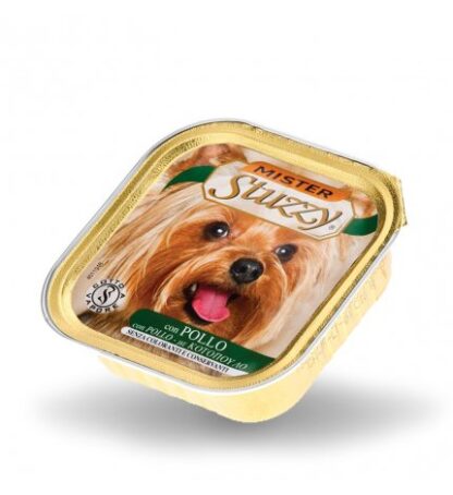 AGRAS MISTER STUZZY CANE CON POLLO DA 150 GR IN VASCHETTA