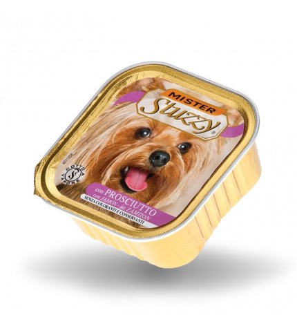 AGRAS MISTER STUZZY CANE CON PROSCIUTTO DA 150 GR IN VASCHETTA