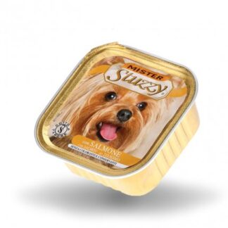 AGRAS MISTER STUZZY CANE CON SALMONE DA 150 GR IN VASCHETTA