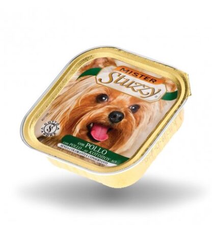 AGRAS MISTER STUZZY CANE CON TACCHINO PISELLI E CAROTE DA 150 GR IN VASCHETTA