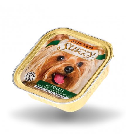AGRAS MISTER STUZZY CANE CON TACCHINO PISELLI E CAROTE DA 150 GR IN VASCHETTA