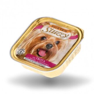 AGRAS MISTER STUZZY CANE CON TROTA DA 150 GR IN VASCHETTA