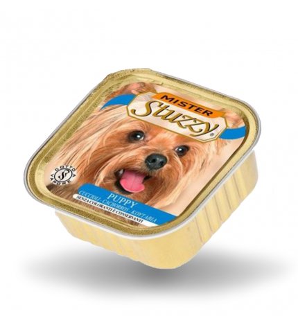 AGRAS MISTER STUZZY CANE PUPPY DA 150 GR IN VASCHETTA