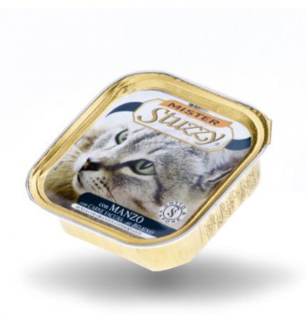 AGRAS MISTER STUZZY GATTO CON MANZO DA 100 GR IN VASCHETTA
