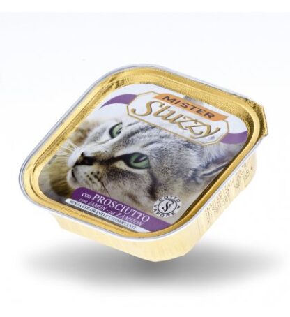 AGRAS MISTER STUZZY GATTO CON PROSCIUTTO DA 100 GR IN VASCHETTA