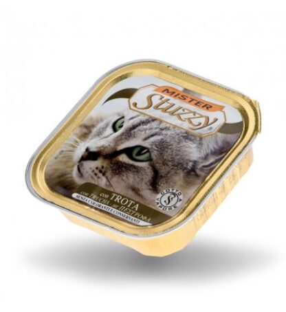 AGRAS MISTER STUZZY GATTO CON TROTA DA 100 GR IN VASCHETTA