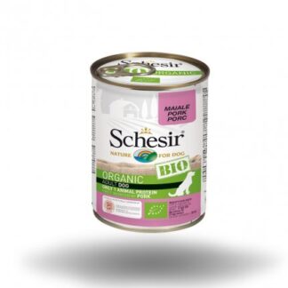 AGRAS SCHESIR BIO CANE ADULT AL MAIALE DA 400 GR IN LATTINA