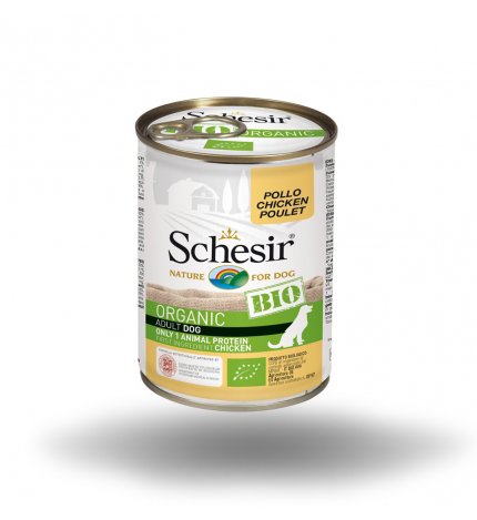 AGRAS SCHESIR BIO CANE ADULT AL POLLO DA 400 GR IN LATTINA