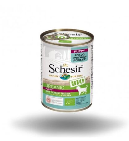AGRAS SCHESIR BIO CANE PUPPY AL POLLO DA 400 GR IN LATTINA