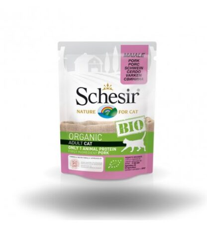 AGRAS SCHESIR BIO GATTO CON MAIALE DA 85 GR IN BUSTA
