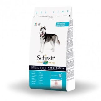 AGRAS SCHESIR CANE ADULT MEDIUM MANTENIMENTO CON PESCE DA 12 KG
