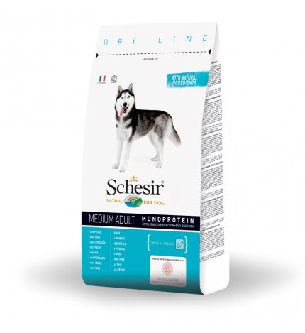 AGRAS SCHESIR CANE ADULT MEDIUM MANTENIMENTO CON PESCE DA 3 KG