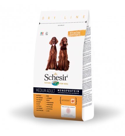 AGRAS SCHESIR CANE ADULT MEDIUM MANTENIMENTO CON POLLO DA 12 KG