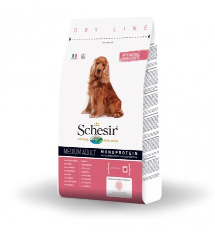 AGRAS SCHESIR CANE ADULT MEDIUM MANTENIMENTO CON PROSCIUTTO DA 12 KG