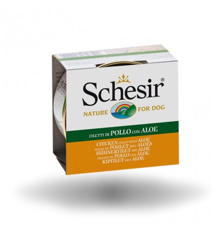 AGRAS SCHESIR CANE FRUIT AL POLLO CON ALOE IN GELATINA DA 150 GR IN LATTINA