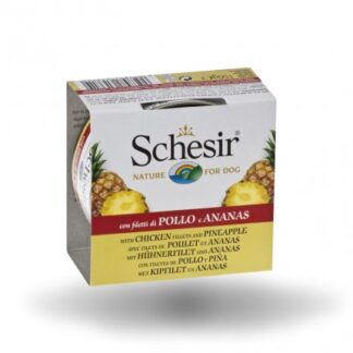 AGRAS SCHESIR CANE FRUIT AL POLLO CON ANANAS IN GELATINA DA 150 GR IN LATTINA