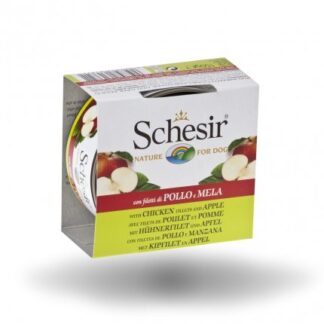AGRAS SCHESIR CANE FRUIT AL POLLO CON MELA IN GELATINA DA 150 GR IN LATTINA