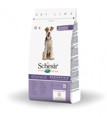 AGRAS SCHESIR CANE MATURE MEDIUM CON POLLO DA 3 KG