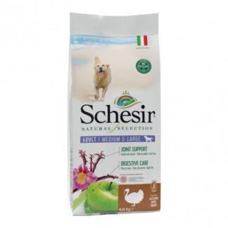 AGRAS SCHESIR CANE NATURAL SELECTION MEDIUM E LARGE AL TACCHINO DA 9,6 KG