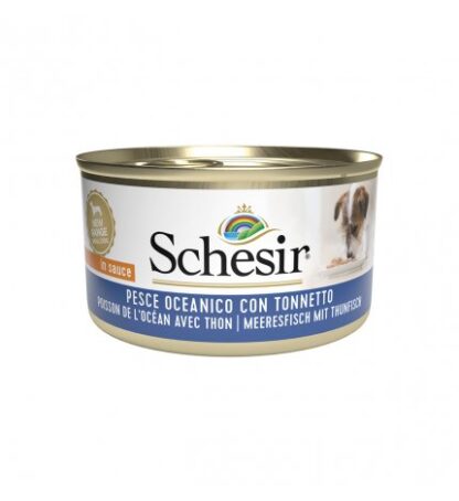 AGRAS SCHESIR CANE PESCE OCEANICO E TONNETTO DA 85 GR IN LATTINA