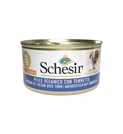 AGRAS SCHESIR CANE PESCE OCEANICO E TONNETTO DA 85 GR IN LATTINA
