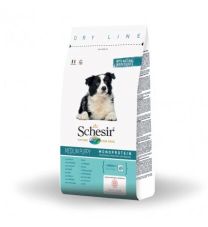 AGRAS SCHESIR CANE PUPPY MEDIUM CON POLLO DA 12 KG
