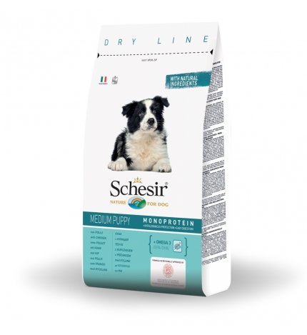 AGRAS SCHESIR CANE PUPPY MEDIUM CON POLLO DA 3 KG
