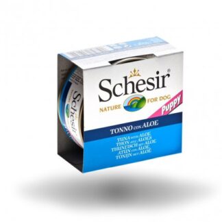 AGRAS SCHESIR CANE PUPPY TONNETTO CON ALOE IN GELATINA DA 150 GR IN LATTINA