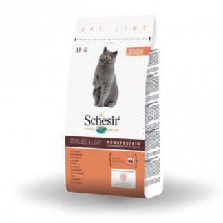AGRAS SCHESIR GATTO ADULT STERILIZED & LIGHT CON POLLO DA 10 KG