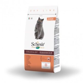 AGRAS SCHESIR GATTO ADULT STERILIZED & LIGHT CON POLLO DA 1,5 KG