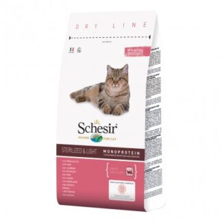 AGRAS SCHESIR GATTO ADULT STERILIZED & LIGHT LOW FAT CON PROSCIUTTO DA 10 KG