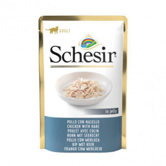 AGRAS SCHESIR GATTO AL POLLO CON NASELLO DA 85 GR IN BUSTA