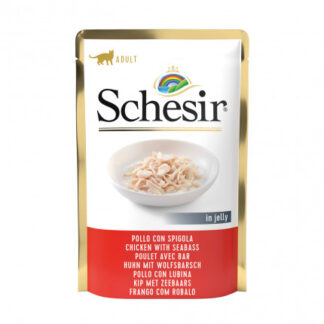 AGRAS SCHESIR GATTO AL POLLO CON SPIGOLA DA 85 GR IN BUSTA