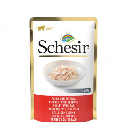 AGRAS SCHESIR GATTO AL POLLO CON SPIGOLA DA 85 GR IN BUSTA