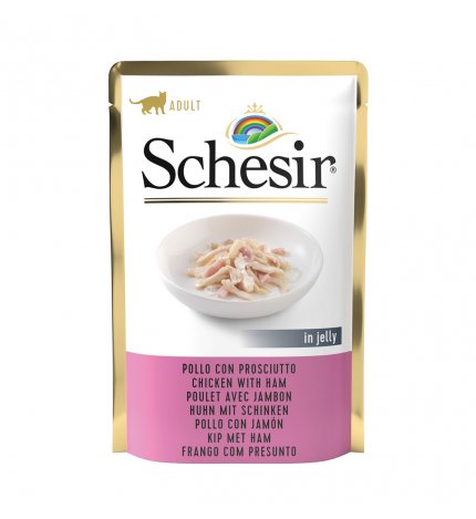 AGRAS SCHESIR GATTO AL POLLO E PROSCIUTTO DA 85 GR IN BUSTA