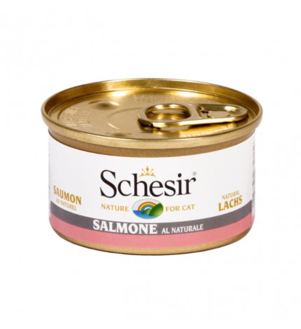 AGRAS SCHESIR GATTO AL SALMONE AL NATURALE DA 85 GR IN LATTINA