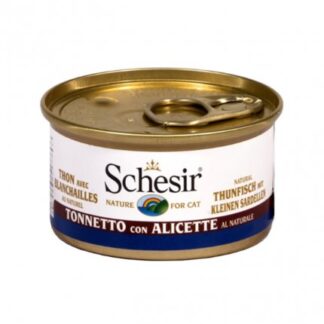 AGRAS SCHESIR GATTO AL TONNETTO CON ALICETTE AL NATURALE DA 85 GR IN LATTINA