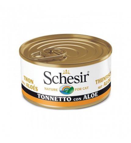 AGRAS SCHESIR GATTO AL TONNETTO CON ALOE IN GELATINA DA 85 GR IN LATTINA