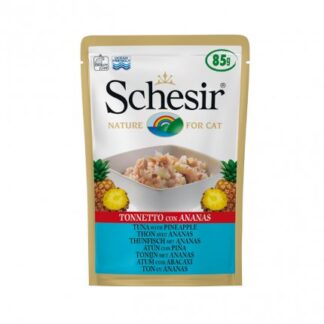 AGRAS SCHESIR GATTO AL TONNETTO CON ANANAS DA 85 GR IN BUSTA