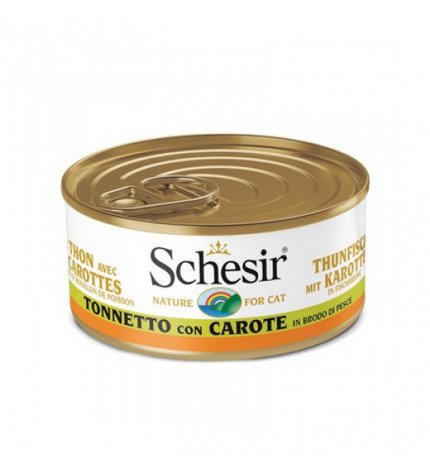 AGRAS SCHESIR GATTO AL TONNETTO CON CAROTE IN BRODO DI PESCE DA 70 GR IN LATTINA