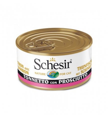 AGRAS SCHESIR GATTO AL TONNETTO CON PROSCIUTTO IN GELATINA DA 85 GR IN LATTINA