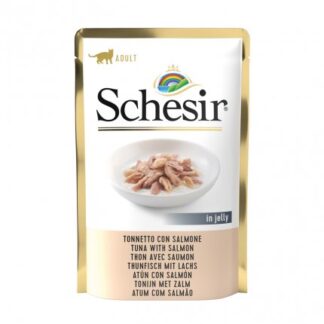 AGRAS SCHESIR GATTO AL TONNO CON SALMONE DA 85 GR IN BUSTA