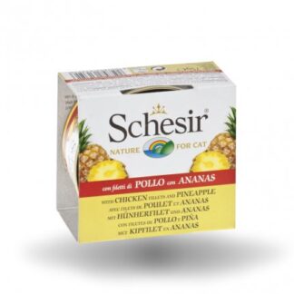 AGRAS SCHESIR GATTO FRUIT AL POLLO CON ANANAS IN ACQUA DI COTTURA DA 75 GR IN LATTINA